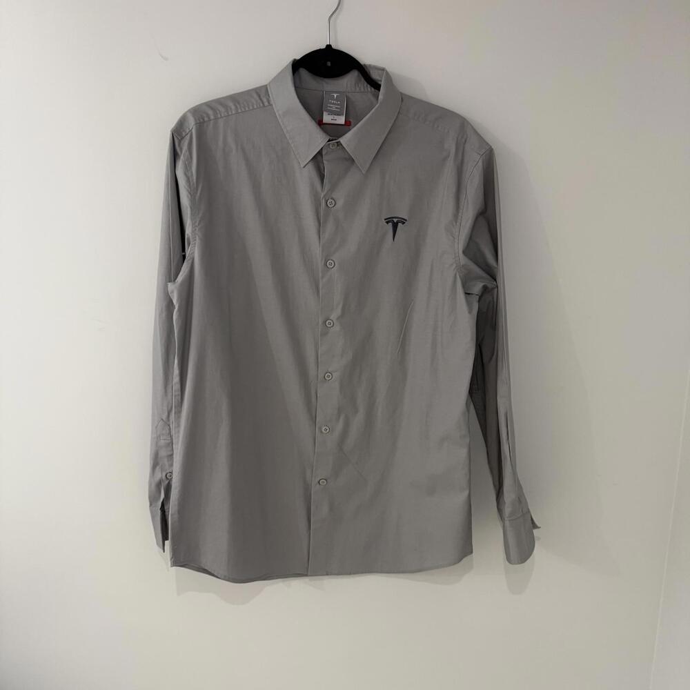 Tesla‎ Men's L Button Down Shirt